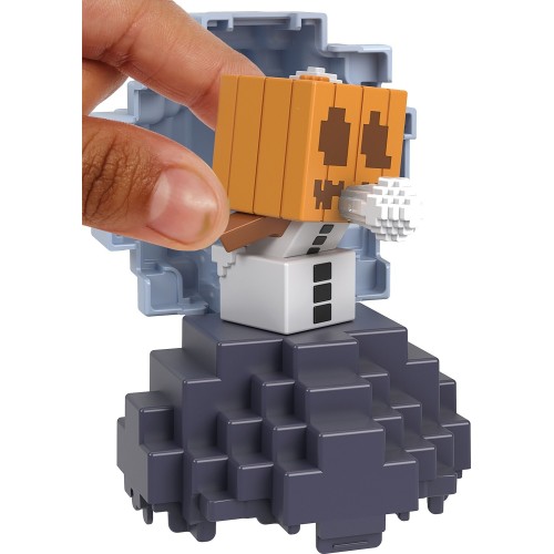 Mattel Mini Αυγα Με Φιγούρα Mini Mode Spawn Egg Figur Minecraft Παιδική Φιγούρα Παιχνιδιού Spittin' Snow Golem HXT64 / HYM08 194