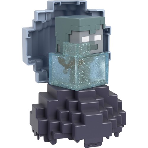 Mattel Minecraft Mini Αυγα Με Φιγούρα Mini Mode Spawn Egg Figur Παιδική Φιγούρα Παιχνιδιού Frosted Stray Chase HXT64 / HYM10 194