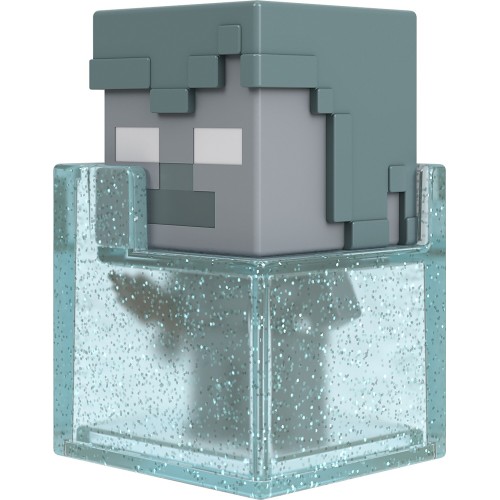 Mattel Minecraft Mini Αυγα Με Φιγούρα Mini Mode Spawn Egg Figur Παιδική Φιγούρα Παιχνιδιού Frosted Stray Chase HXT64 / HYM10 194