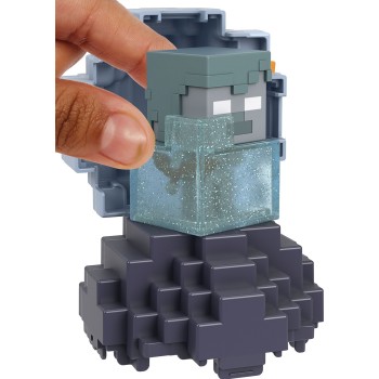 Mattel Minecraft Mini Αυγα Με Φιγούρα Mini Mode Spawn Egg Figur Παιδική Φιγούρα Παιχνιδιού Frosted Stray Chase HXT64 / HYM10 194
