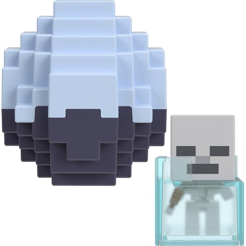 Mattel Mini Αυγα Με Φιγούρα Mini Mode Spawn Egg Figur Minecraft Παιδική Φιγούρα Παιχνιδιού Frigid Skeleton HXT64 / HYM07 1947352