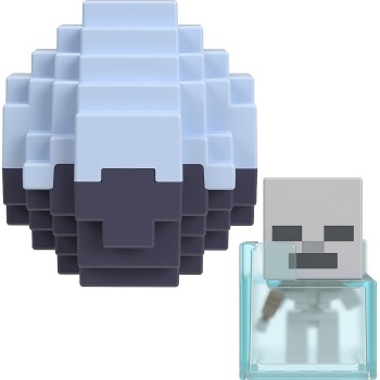 Mattel Mini Αυγα Με Φιγούρα Mini Mode Spawn Egg Figur Minecraft Παιδική Φιγούρα Παιχνιδιού Frigid Skeleton HXT64 / HYM07 1947352