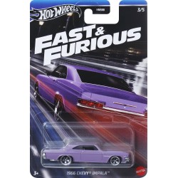 Mattel Hot Wheels Fast & Furious 1966 Chevy Impala HNR88 / HRW53 194735187294