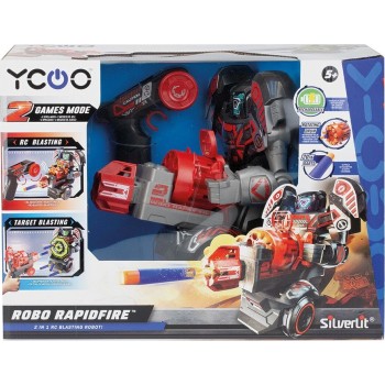 As company Silverlit Ycoo Rapidfire Remote Control Robot for 5+ Years 7530-88528 4891813885283