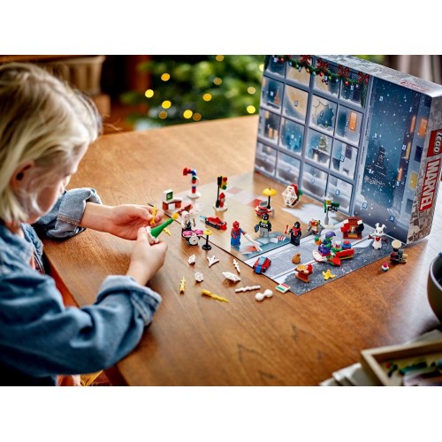 LEGO Marvel Avengers Marvel Super Heroes Spider-Man Χριστουγεννιάτικο Ημερολόγιο 2024 76293 5702017590035