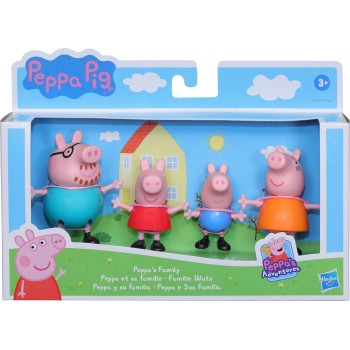 Hasbro Peppa Pig Peppas Family 4 Pack Ast F2171 5010993834624