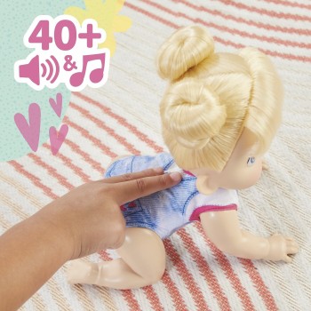 Hasbro Baby Alive Crawl N Play Harper Hugs Ηλεκτρονική Κούκλα Μωράκι F9709 5010996271945