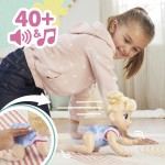 Hasbro Baby Alive Crawl N Play Harper Hugs Ηλεκτρονική Κούκλα Μωράκι F9709 5010996271945