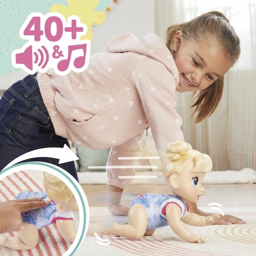 Hasbro Baby Alive Crawl N Play Harper Hugs Blonde Hair  F9709 5010996271945