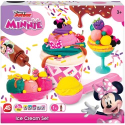 As company Disney Minnie Mouse Plasticine Minnie I Make Ice Cream With Syrup And Sprinkles With 5 250G Jars For 3+ Years 1045-03