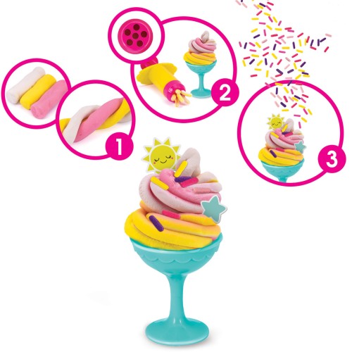As company Disney Minnie Mouse Πλαστελίνη  Minnie Φτιάχνω Παγωτό Με Σιρόπι Και Sprinkles Με 5 Βαζάκια 250Γρ Για 3+ Χρονών 1045-0