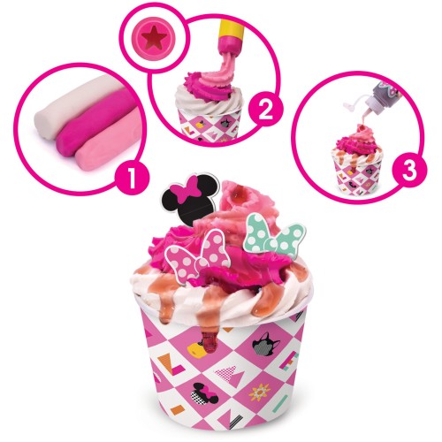 As company Disney Minnie Mouse Πλαστελίνη  Minnie Φτιάχνω Παγωτό Με Σιρόπι Και Sprinkles Με 5 Βαζάκια 250Γρ Για 3+ Χρονών 1045-0