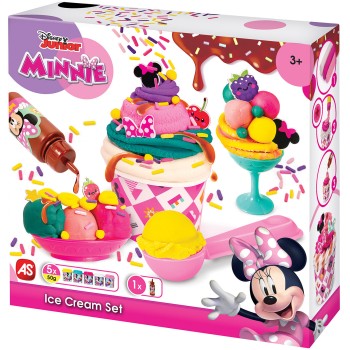 As company Disney Minnie Mouse Plasticine Minnie I Make Ice Cream With Syrup And Sprinkles With 5 250G Jars For 3+ Years 1045-03