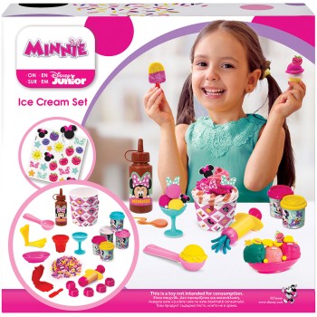 As company Disney Minnie Mouse Πλαστελίνη  Minnie Φτιάχνω Παγωτό Με Σιρόπι Και Sprinkles Με 5 Βαζάκια 250Γρ Για 3+ Χρονών 1045-0