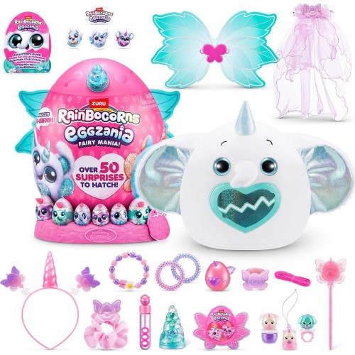 ZURU Rainbocorns Αυγό Eggzania Fairy Mania Large Series 1 - 1 Τμχ 11892106 4894680033702