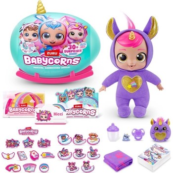 ZURU Κούνια Babycorns Κούκλα Με Φως Και Ήχο Large - 1 Τμχ 11892108 4894680033597