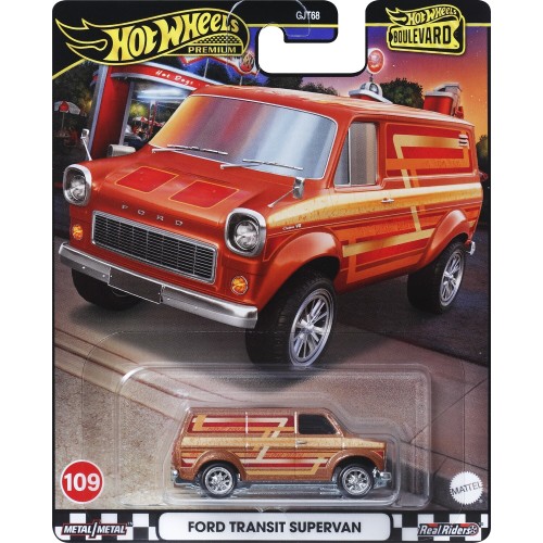 Mattel Hot Wheels Συλλεκτικά Αυτοκινητάκια - Boulevard Hw Ford Transit Super Van Boulevard Όχημα Παιχνίδι GJT68 / HRT76 19473518