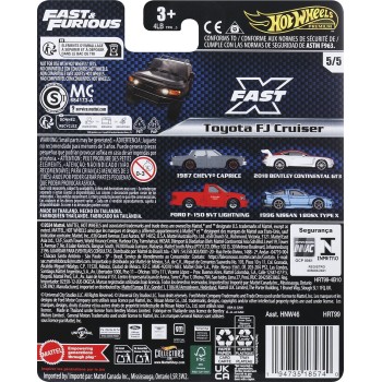 Mattel Hot Wheels Fast & Furious Toyota FJ Cruiser HNW46 / HRT99 194735185740