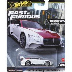 Mattel Hot Wheels Fast & Furious Bentley Continent HNW46 / HVR63 194735207435