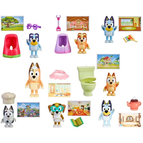 Giochi Preziosi Bluey Figure With Accessories Asst new BLY64000 8056379165484