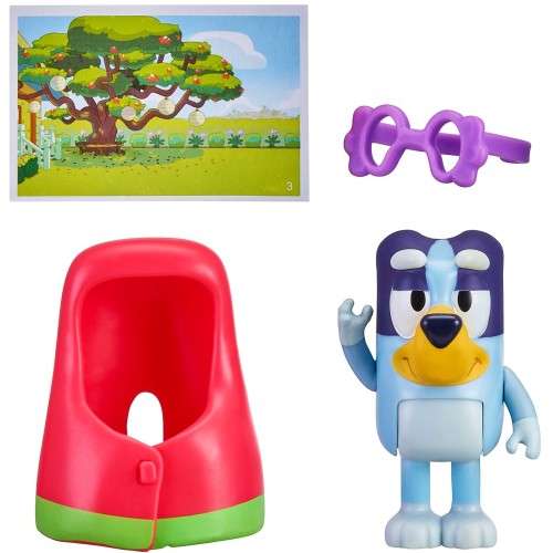 Giochi Preziosi Bluey Φιγούρα 6Εκ. Με Αξεσουάρ - 1 Τμχ BLY64000 8056379165484