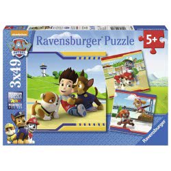 Ravensburger Παζλ 3X49τεμ. Paw Patrol Ήρωες Με Γούνα 09369 4005556093694