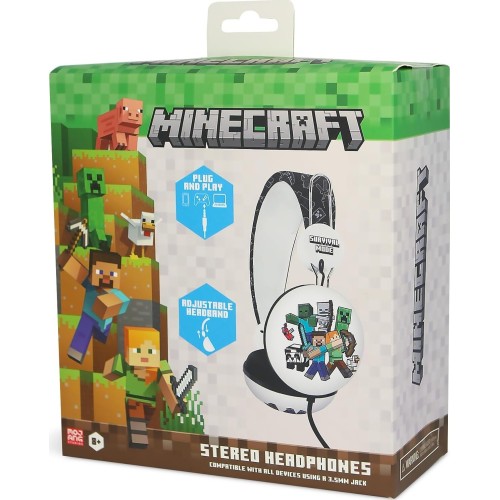 otl technologies Otl  Mc1304 Minecraft Wired Headphones  5055371629201