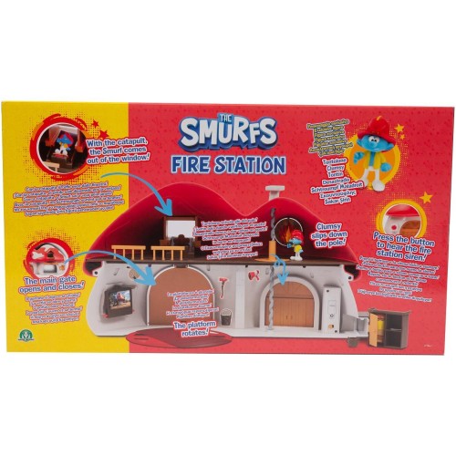 Giochi Preziosi The Smurfs Smurfs Στρουμφοπυροσβεστική σετ παιχνιδιού PUF29000 8056379171911