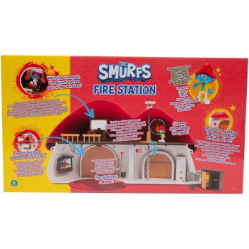 Giochi Preziosi The Smurfs Smurfs Fire Department Play set PUF29000 8056379171911