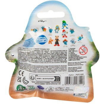 Giochi Preziosi The Smurfs Smurfs -- 5 cm Figure in a bag NEW Designs PUF21000 8056379173113