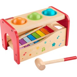 Mattel Fisher-Price Ξύλινο Μουσικό Παιχνιδι Ξυλόφωνο Εκπαιδευτικό Παιχνίδι HXT88 194735238439