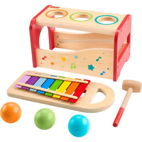 Mattel Fisher-Price Ξύλινο Μουσικό Παιχνιδι Ξυλόφωνο Εκπαιδευτικό Παιχνίδι HXT88 194735238439