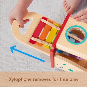 Mattel Fisher-Price Ξύλινο Μουσικό Παιχνιδι Ξυλόφωνο Εκπαιδευτικό Παιχνίδι HXT88 194735238439