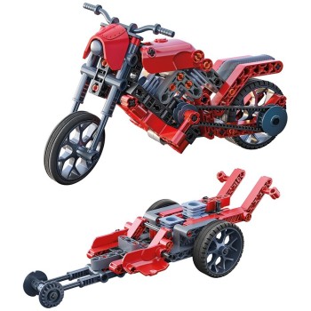 Clementoni Μαθαίνω και Δημιουργώ Build Εκπαιδευτικό Παιχνίδι Εργαστήρια Μηχανικής roadster and dragster για 8+ Χρ 1026-63246 800