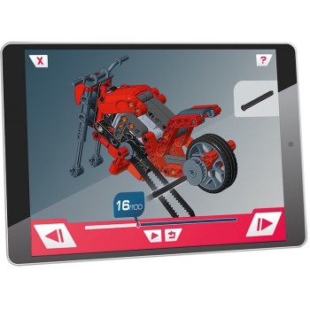Clementoni Μαθαίνω και Δημιουργώ Learn and Create Build Educational Game Roadster and Dragster Engineering Workshops for 8+ Yrs 