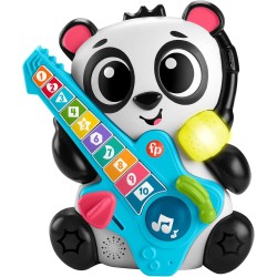 Mattel Fisher-Price Baby Learning Toy Link Squad Jam & Count Panda With Music & Lights For Ages 9+ Months HYL09 194735249787