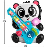 Mattel Fisher-Price Baby Learning Toy Link Squad Jam & Count Panda With Music & Lights For Ages 9+ Months HYL09 194735249787