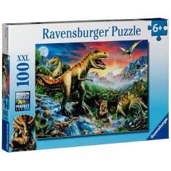 Ravensburger Παζλ 100Τεμ. XXL Στην Χώρα Των Δενοσάυρων 10665 4005556106653