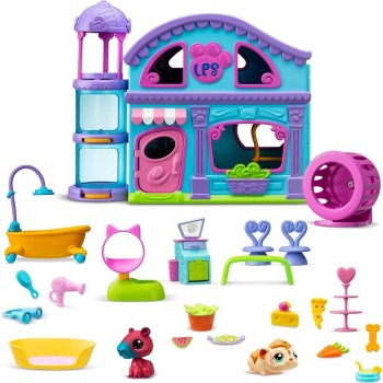 Basic Fun Littlest Pet Shop Playset Pet Shop Tower (Lps 2 Pcs) BF000575 885561005752