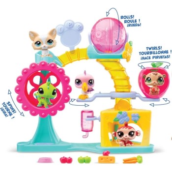 Basic Fun Littlest Pet Shop Playset Amusement Park (Lps 2 Pcs) BF000519 885561005196