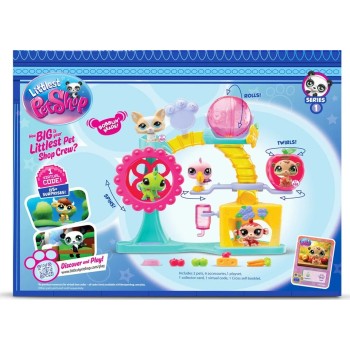 Basic Fun Littlest Pet Shop Playset Amusement Park (Lps 2 Pcs) BF000519 885561005196