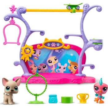 Basic Fun Littlest Pet Shop Playset Talent Contest (Lps 2 Pcs) BF000558 885561005585