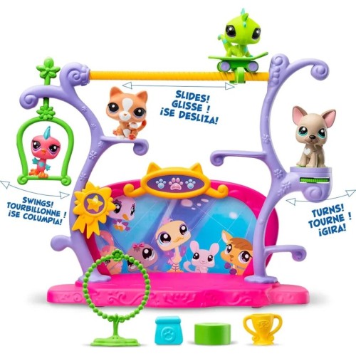 Basic Fun Littlest Pet Shop Playset Talent Contest (Lps 2 Pcs) BF000558 885561005585