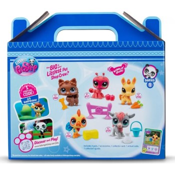 Basic Fun Littlest Pet Shop Collector Set Farm Figures (Lps 5 Pcs) BF000510 885561005103