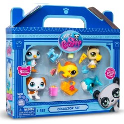 Basic Fun Littlest Pet Shop Collector Set Beach Figures (Lps 5 Pcs) BF000517 885561005172
