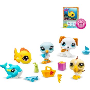 Basic Fun Littlest Pet Shop Collector Set Φιγούρες Παραλίας (Lps 5 Τεμ) BF000517 885561005172