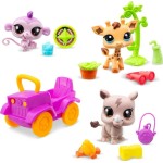 Basic Fun Littlest Pet Shop Collector Set Figures Safari With Accessories (Lps 3 Pcs) BF000524 885561005240