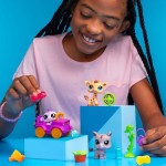 Basic Fun Littlest Pet Shop Collector Set Figures Safari With Accessories (Lps 3 Pcs) BF000524 885561005240
