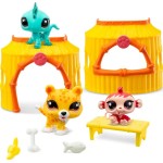 Basic Fun Littlest Pet Shop Collector Set Jungle Figures With Accessories (Lps 3 Pcs) BF000515 885561005158
