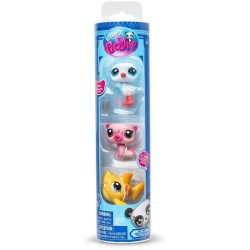 Basic Fun Littlest Pet Shop Collector Set 3 Φιγούρες Σε Σωλήνα Island Vibes Trio! Otter 43, Seagul 41 And Shark 42 00556 8855610